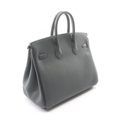 HERMES Birkin 25 Vert Mangrove Leather Bag
