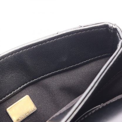 CHANEL Matelasse Lambskin Shoulder Bag Black