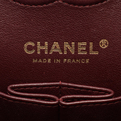 CHANEL Matelasse Double Flap Black Caviar Shoulder Bag