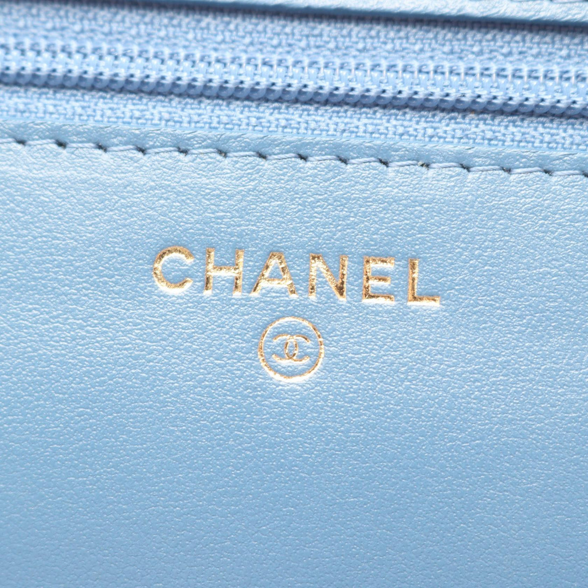 CHANEL Matelasse Denim Shoulder Bag Blue