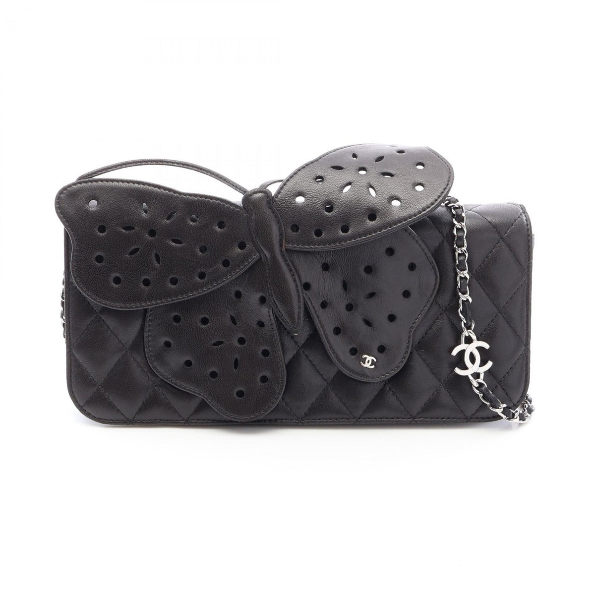 CHANEL Matelasse Butterfly Bag Black