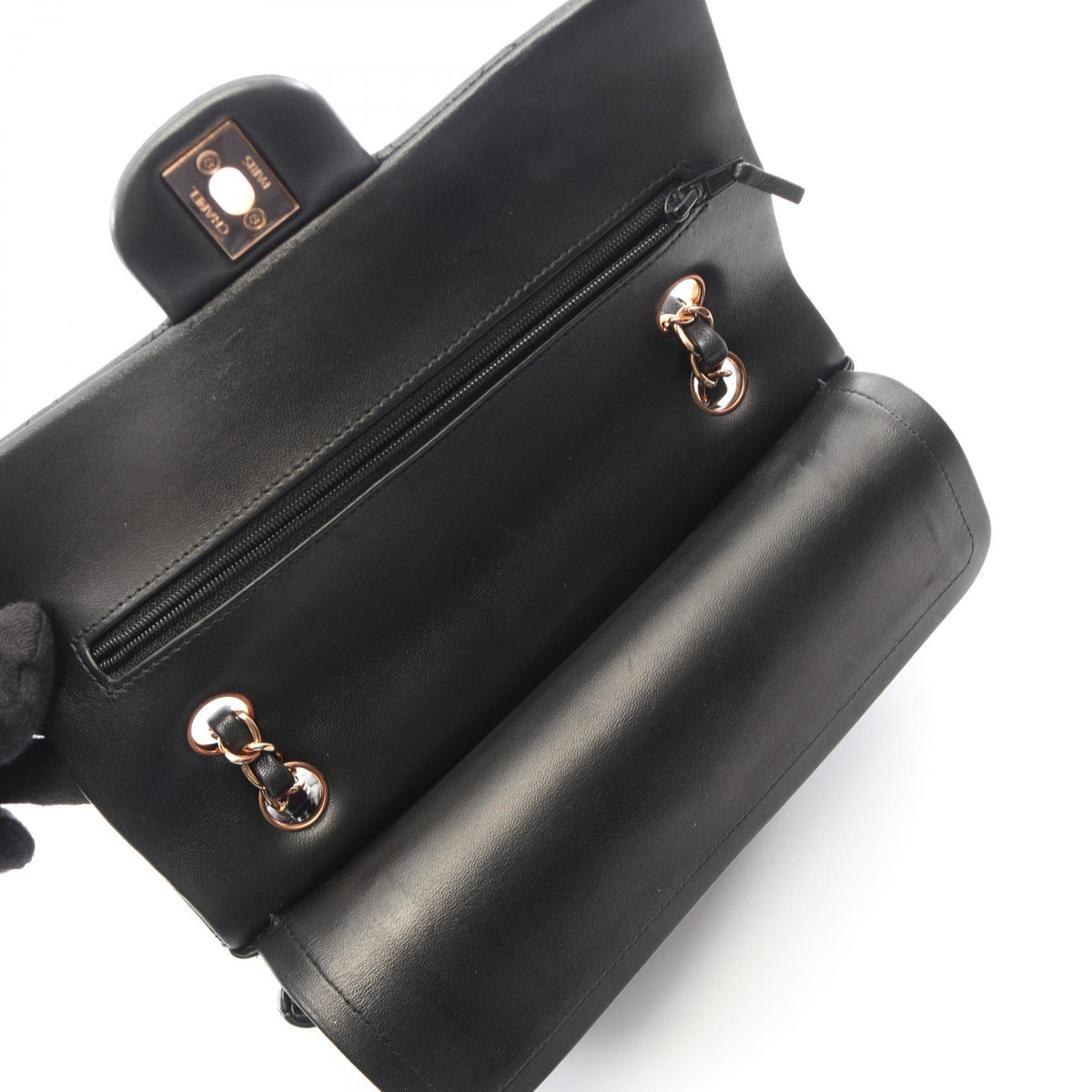 CHANEL Matelasse Double Flap Shoulder Bag
