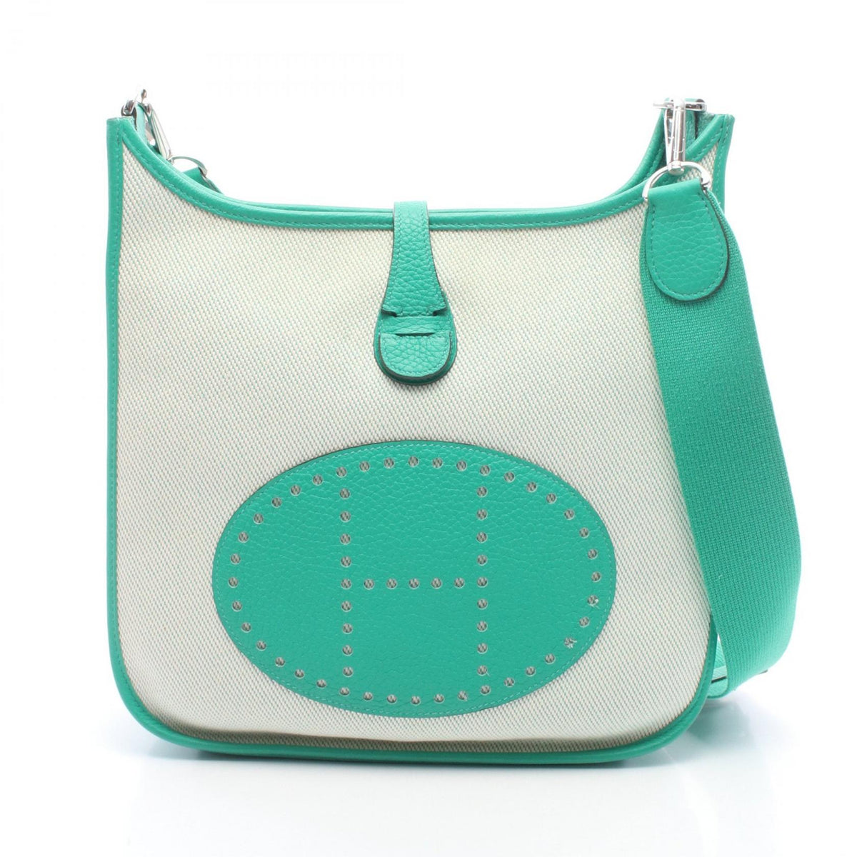 HERMES Evelyne 3 PM Toile H Shoulder Bag