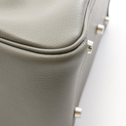 HERMES Lindy 26 Gris Meyer Shoulder Bag