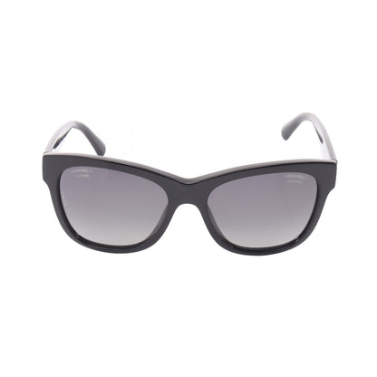 CHANEL Coco Mark Gradient Sunglasses Black