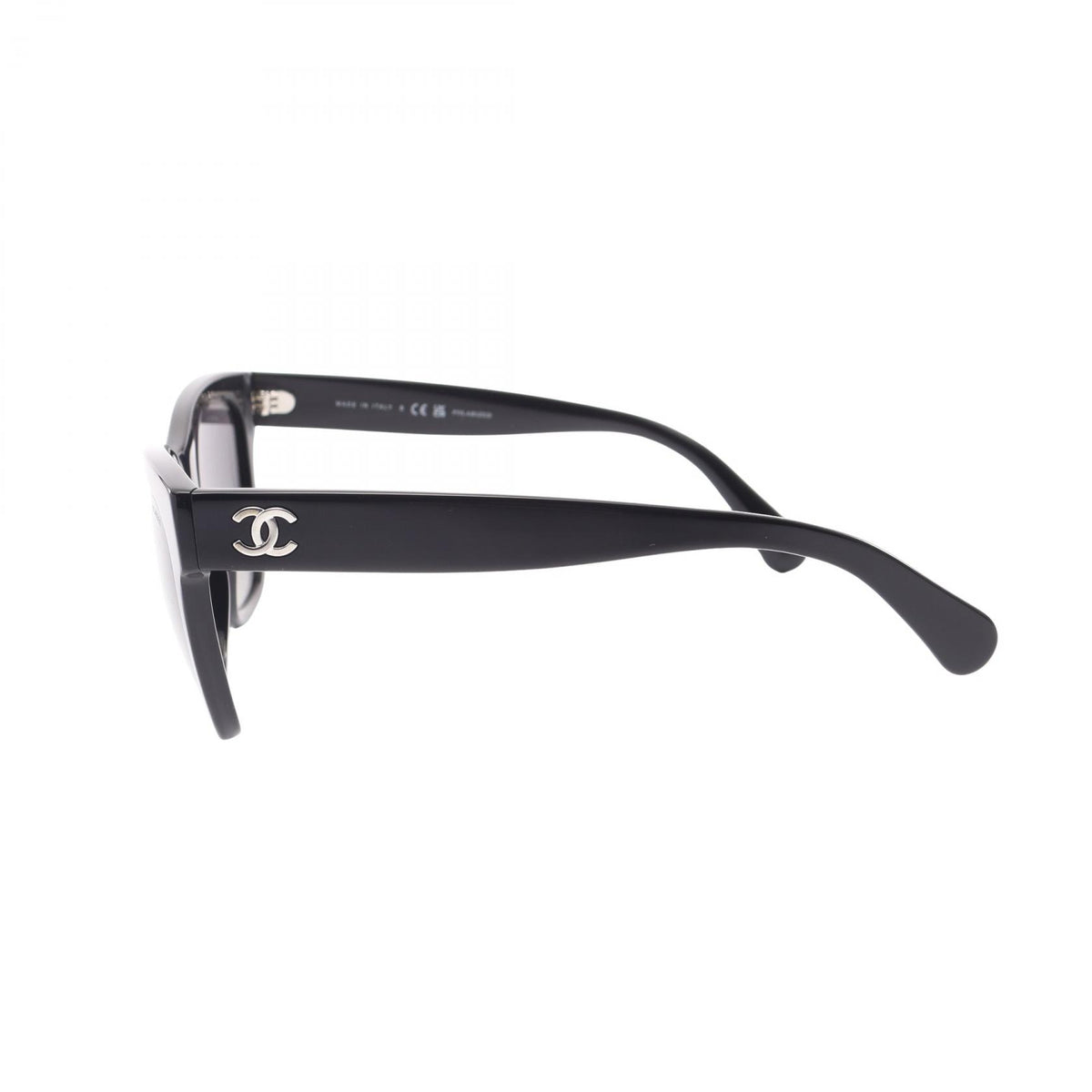 CHANEL Coco Mark Gradient Sunglasses Black