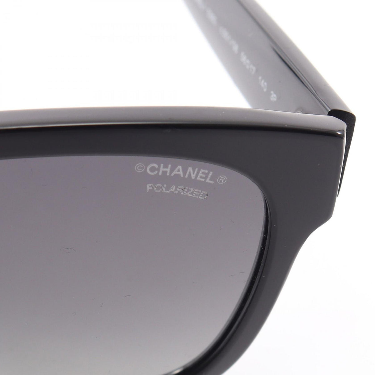 CHANEL Coco Mark Gradient Sunglasses Black