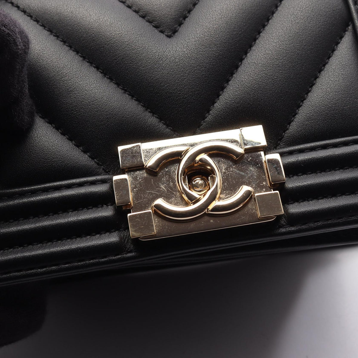 CHANEL Boy Chanel Mini Lambskin Bag