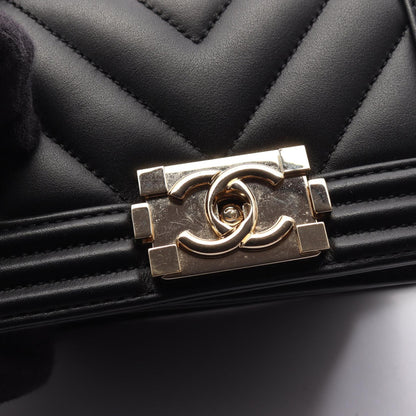 CHANEL Boy Chanel Mini Lambskin Bag