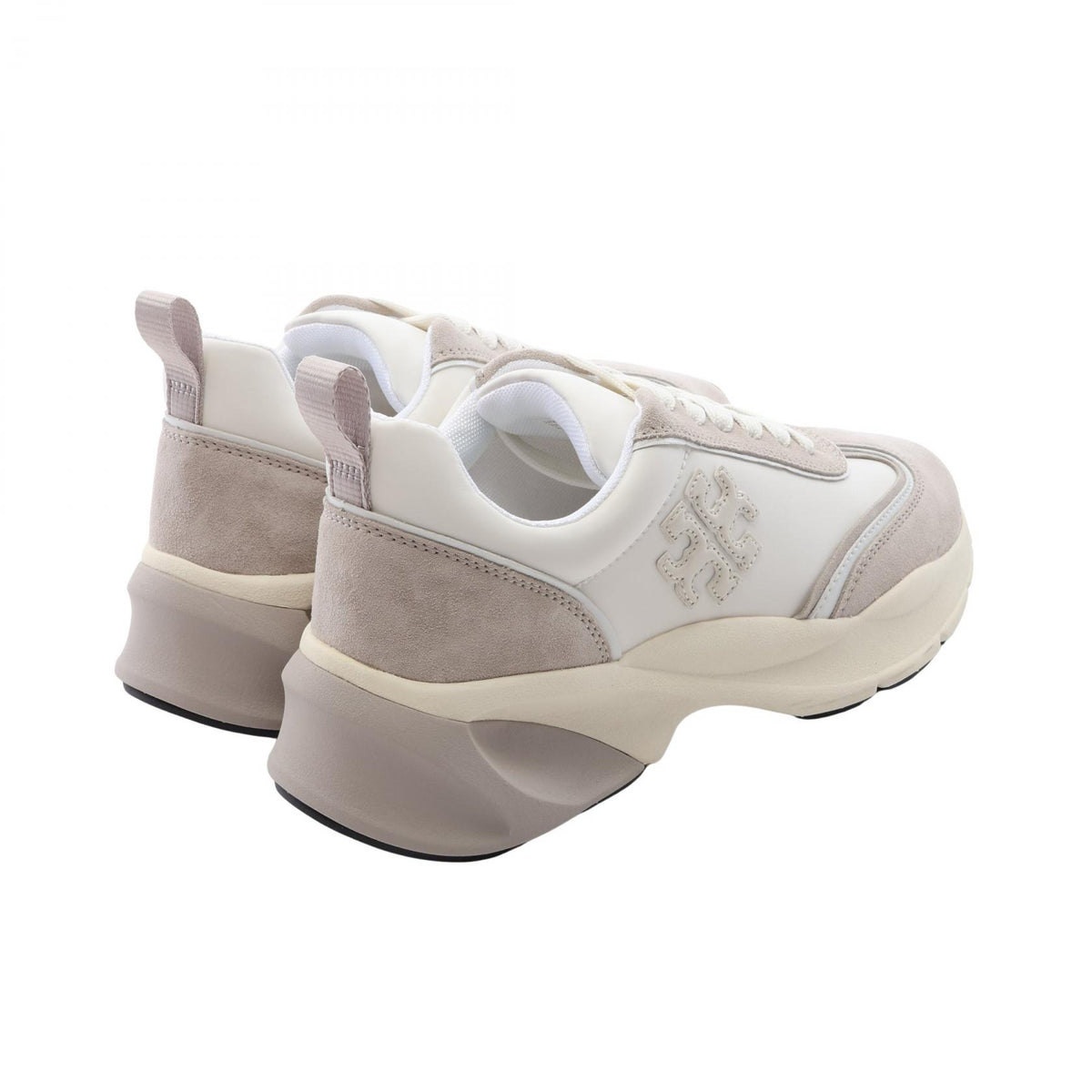 Tory Burch GOOD LUCK TRAINER Nylon Sneakers White Size US 7