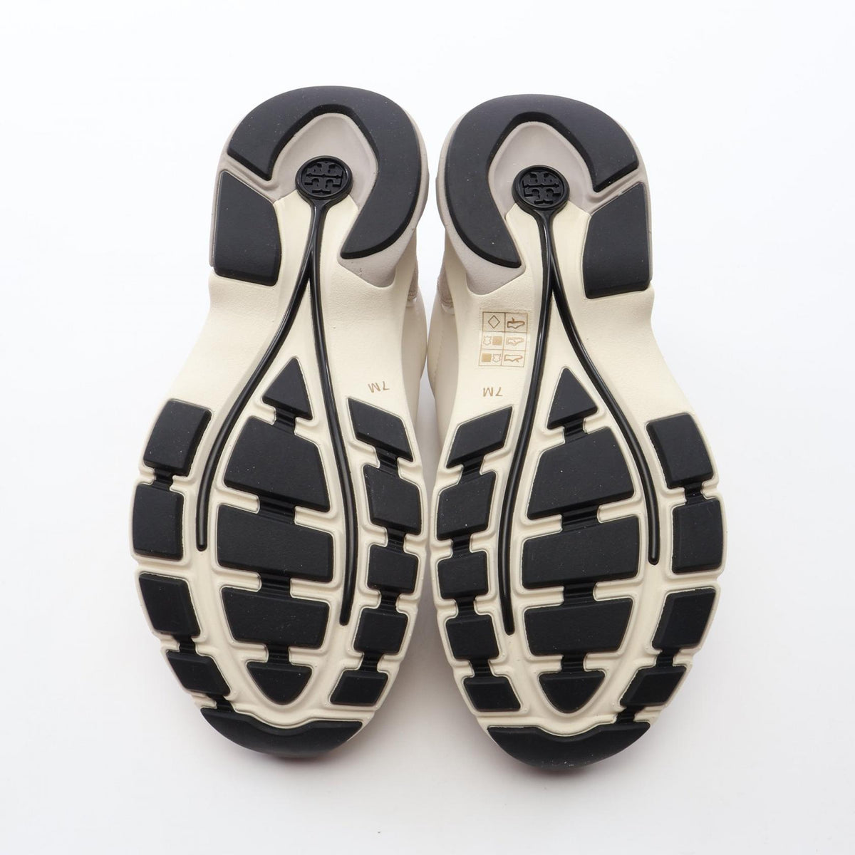 Tory Burch GOOD LUCK TRAINER Nylon Sneakers White Size US 7