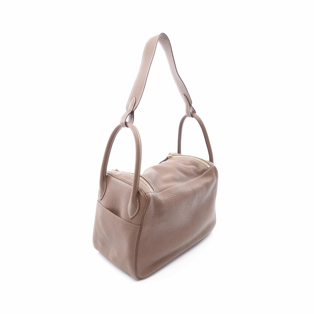 HERMES Lindy 30 Etoupe Shoulder Bag