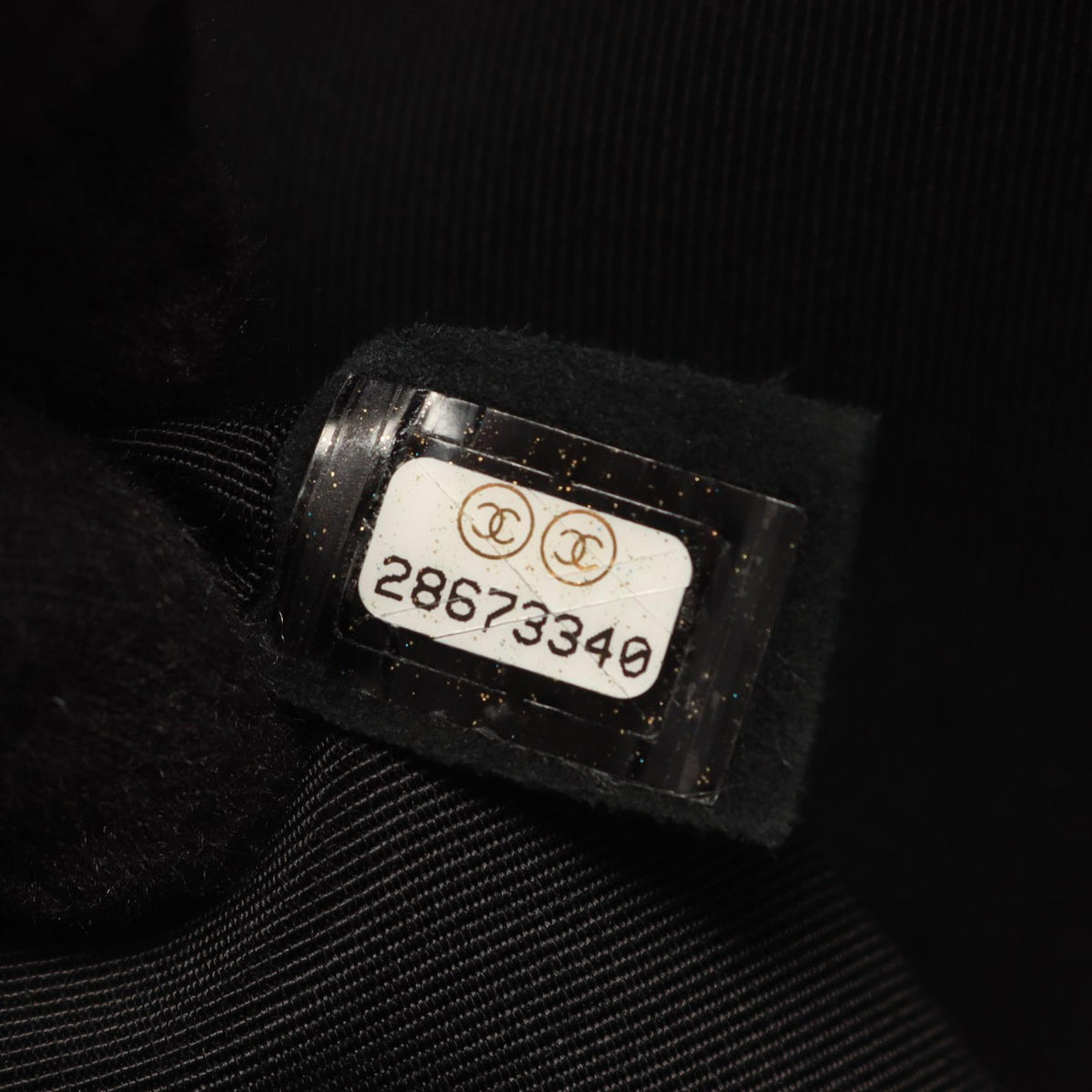 CHANEL Boy Chanel Lambskin Bag Black