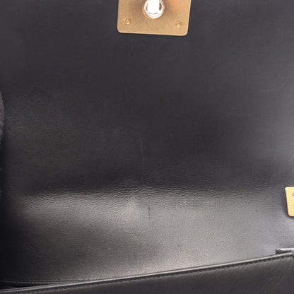CHANEL Boy Chanel Lambskin Bag Black