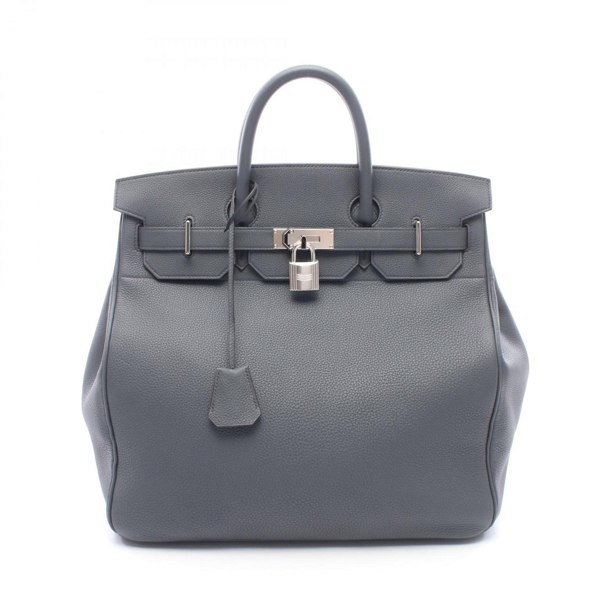 HERMES Haut à Courroies 40 Leather Bag