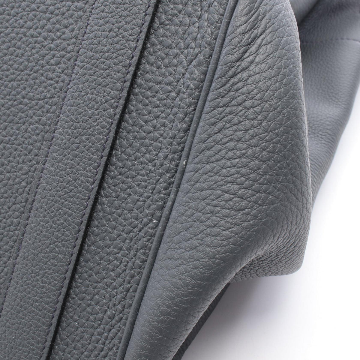 HERMES Haut à Courroies 40 Leather Bag