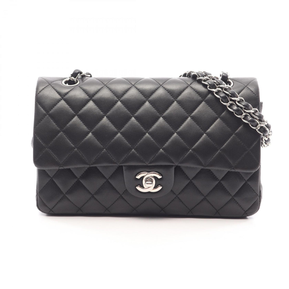 CHANEL Matelasse W Flap Shoulder Bag