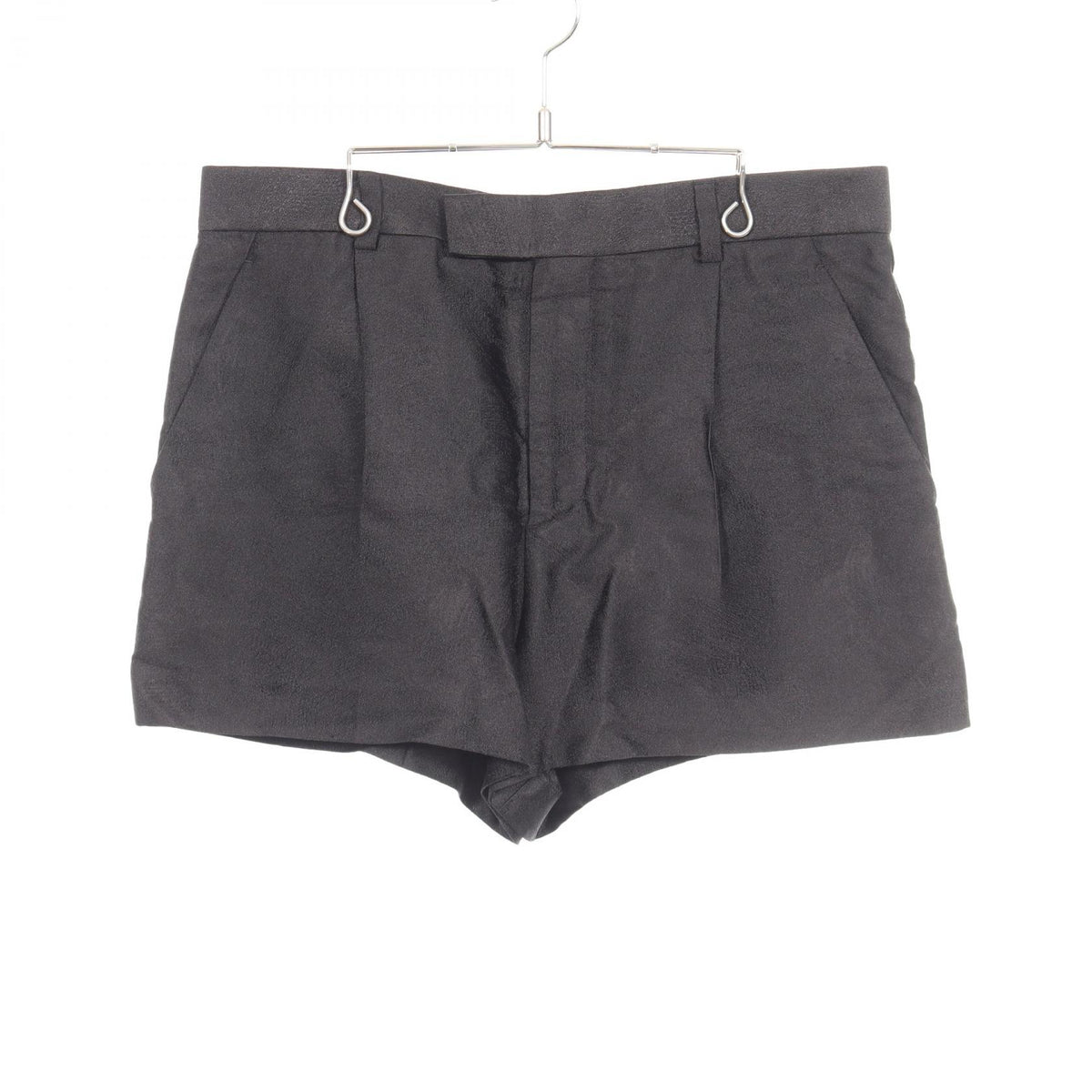 Dior Black Jacquard Silk Shorts Size 48