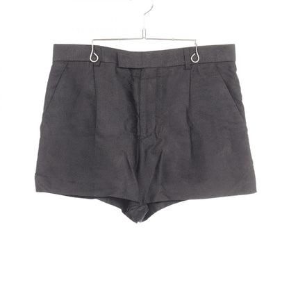 Dior Black Jacquard Silk Shorts Size 48