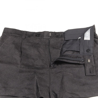 Dior Black Jacquard Silk Shorts Size 48