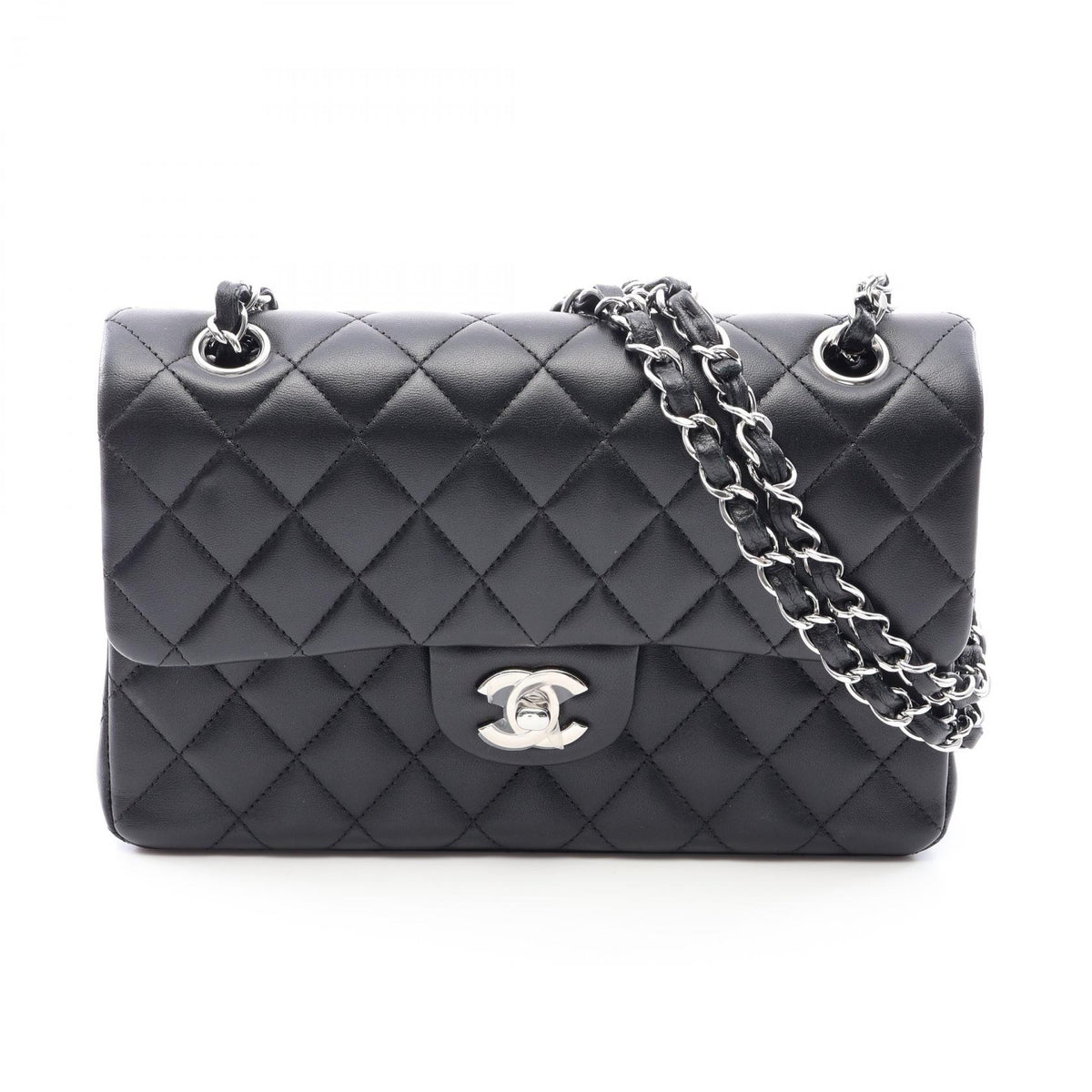 CHANEL Matelasse Double Flap Shoulder Bag