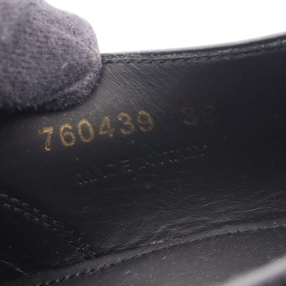 BALENCIAGA Black TRACTOR Leather Loafers Size 36