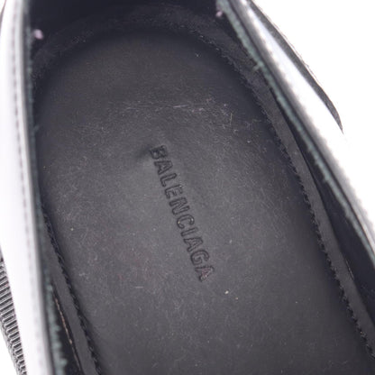 BALENCIAGA Black TRACTOR Leather Loafers Size 36