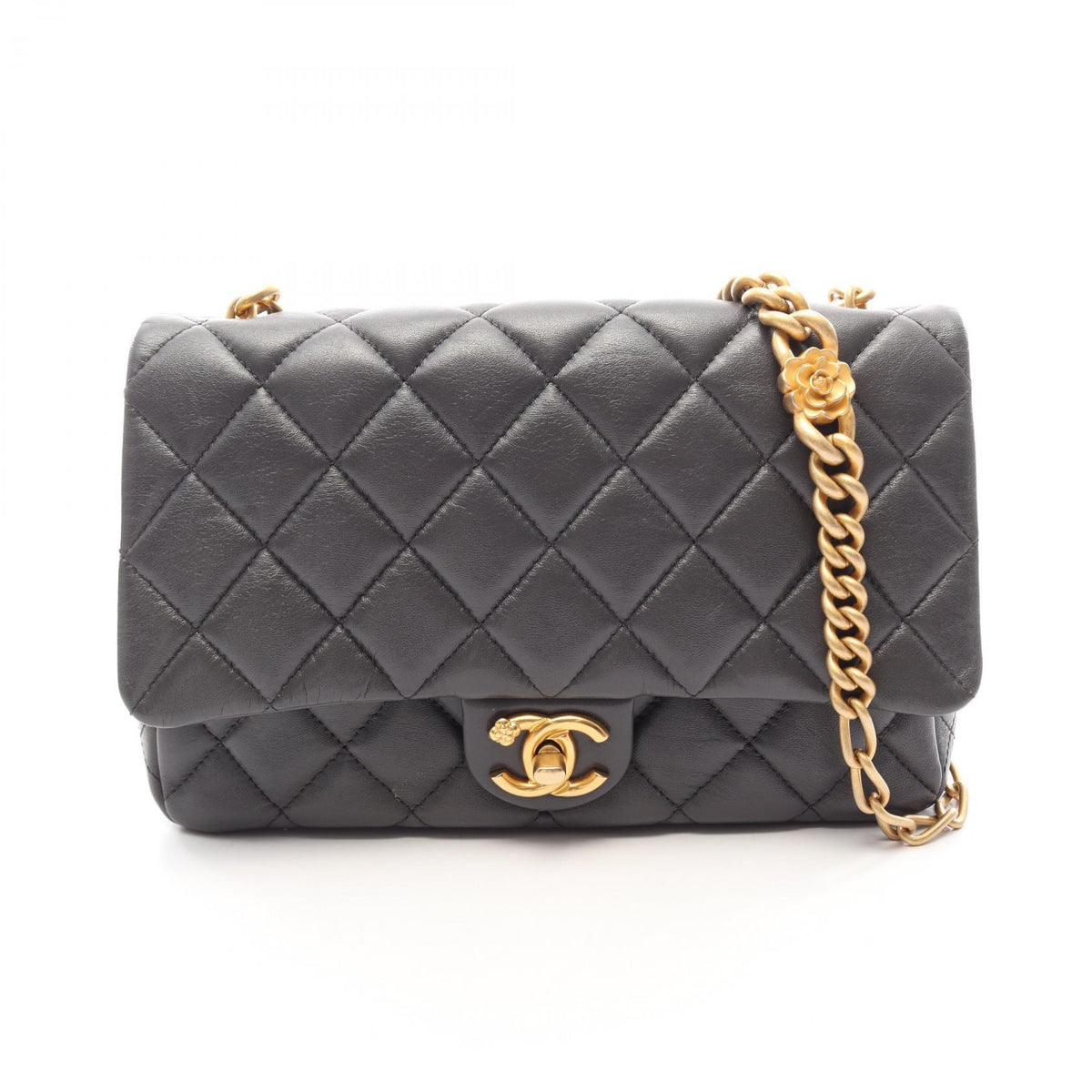 CHANEL Matelasse Single Flap Shoulder Bag