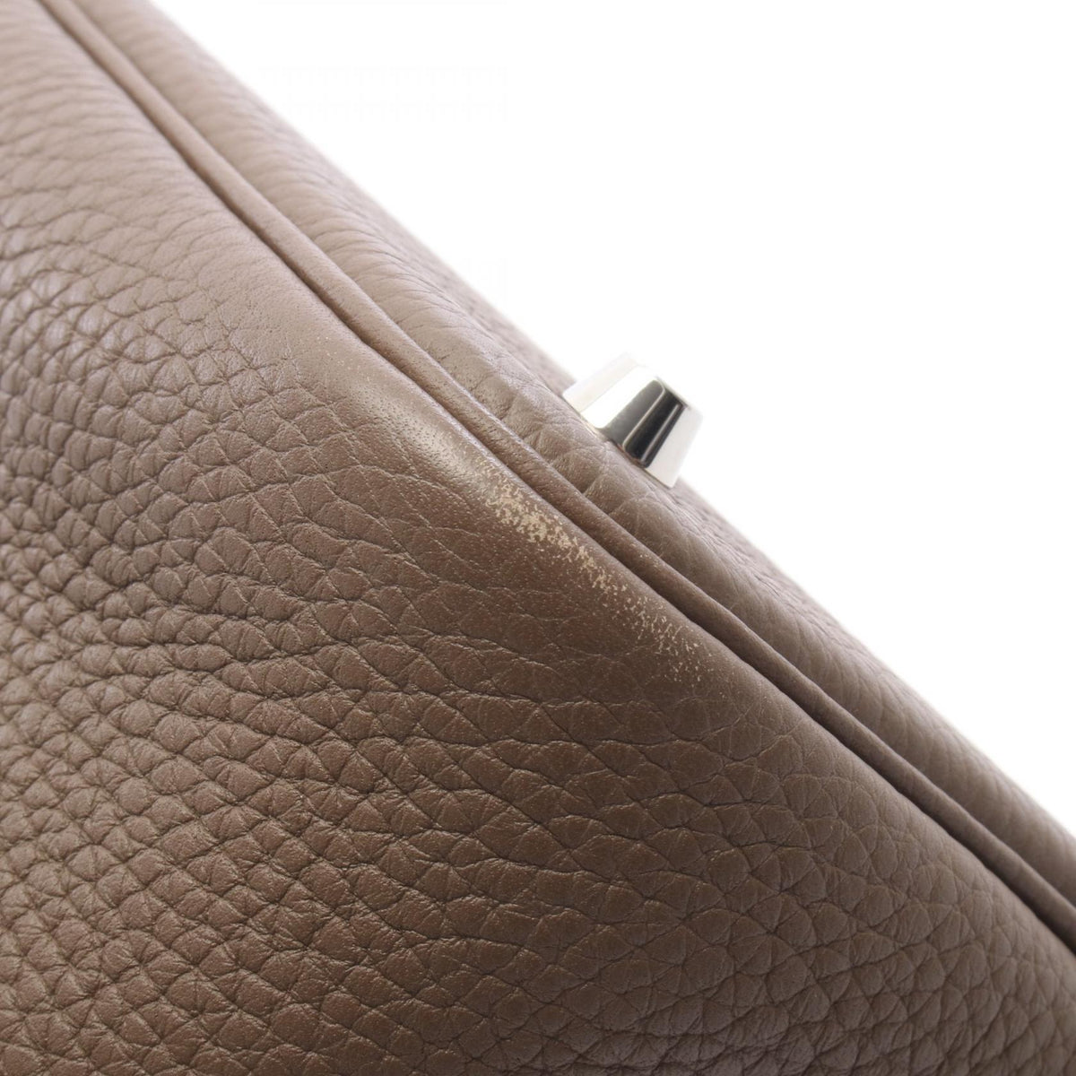 HERMES Picotin Lock MM Taurillon Bag Gray