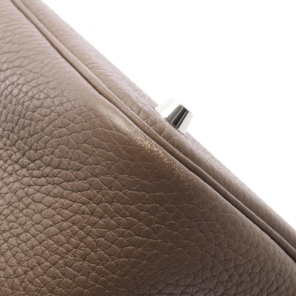 HERMES Picotin Lock MM Taurillon Bag Gray