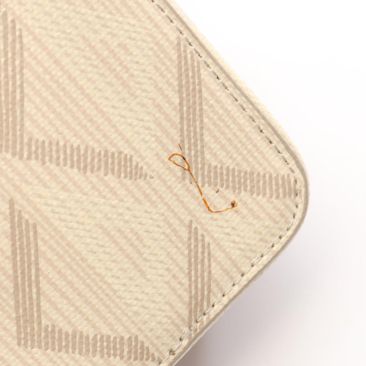 Dior CD Diamond Messenger Pouch PVC Coated Canvas Beige