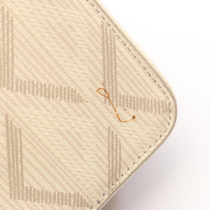 Dior CD Diamond Messenger Pouch PVC Coated Canvas Beige
