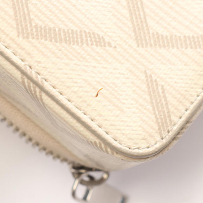 Dior CD Diamond Messenger Pouch PVC Coated Canvas Beige