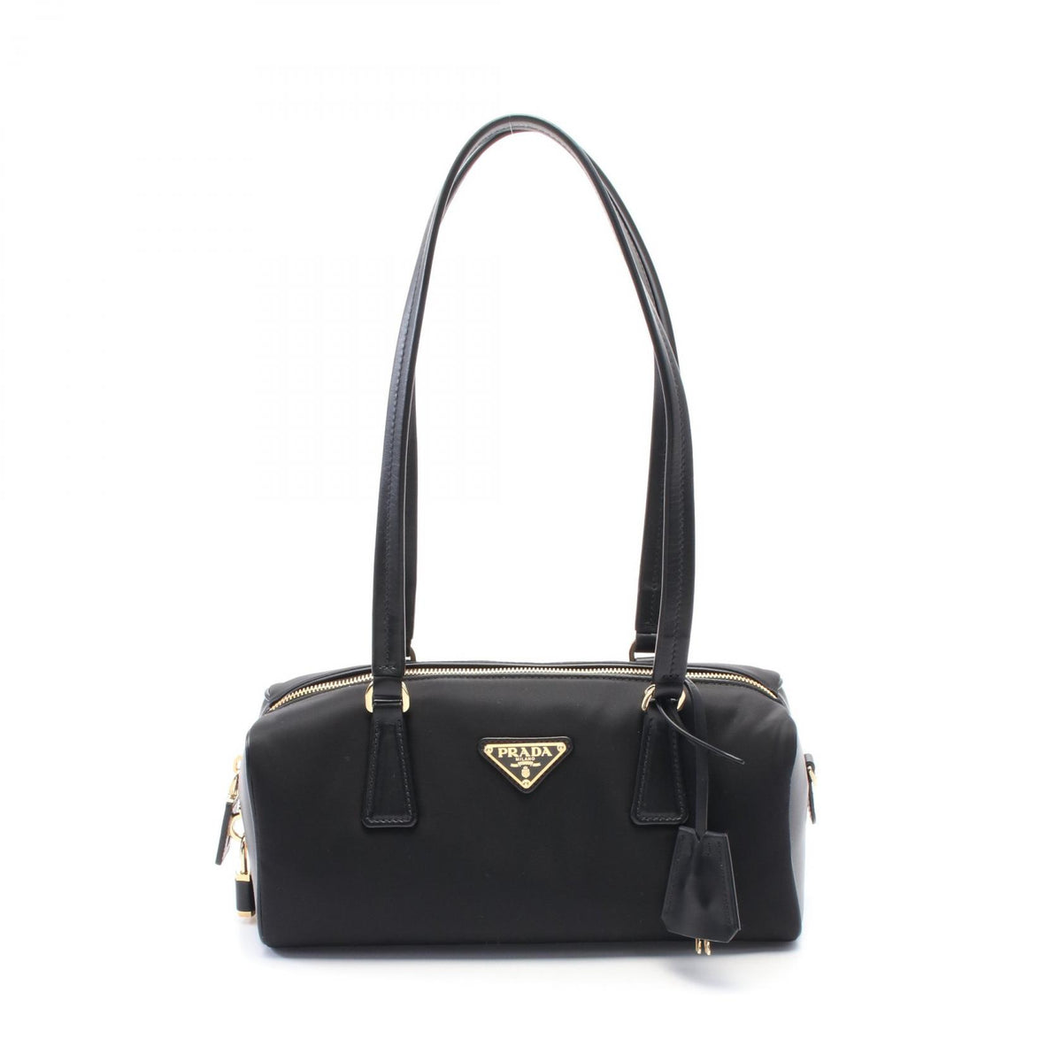 PRADA Re-Nylon Medium Top Handle Bag Black