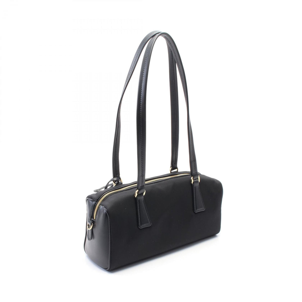 PRADA Re-Nylon Medium Top Handle Bag Black