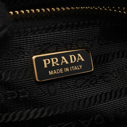 PRADA Re-Nylon Medium Top Handle Bag Black