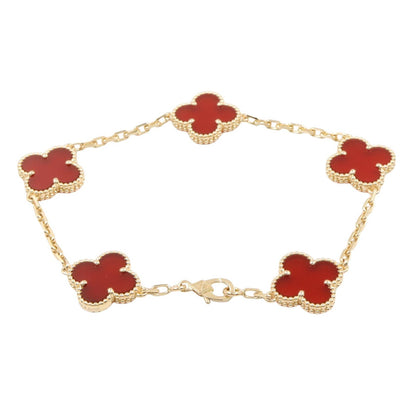 Van Cleef & Arpels Carnelian Bracelet Gold