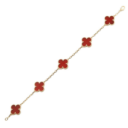 Van Cleef & Arpels Carnelian Bracelet Gold