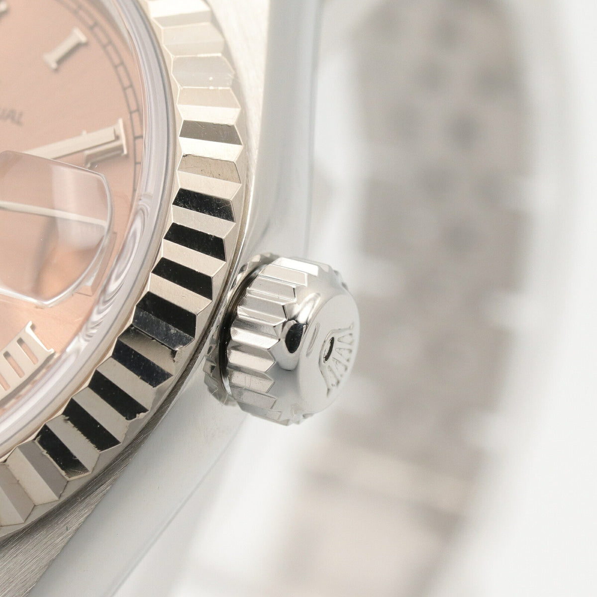 ROLEX Datejust P-Series K18 WG Watch, Pink