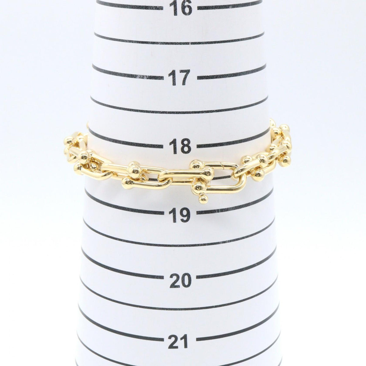 TIFFANY&CO K18 Yellow Gold Hardware Medium Bracelet