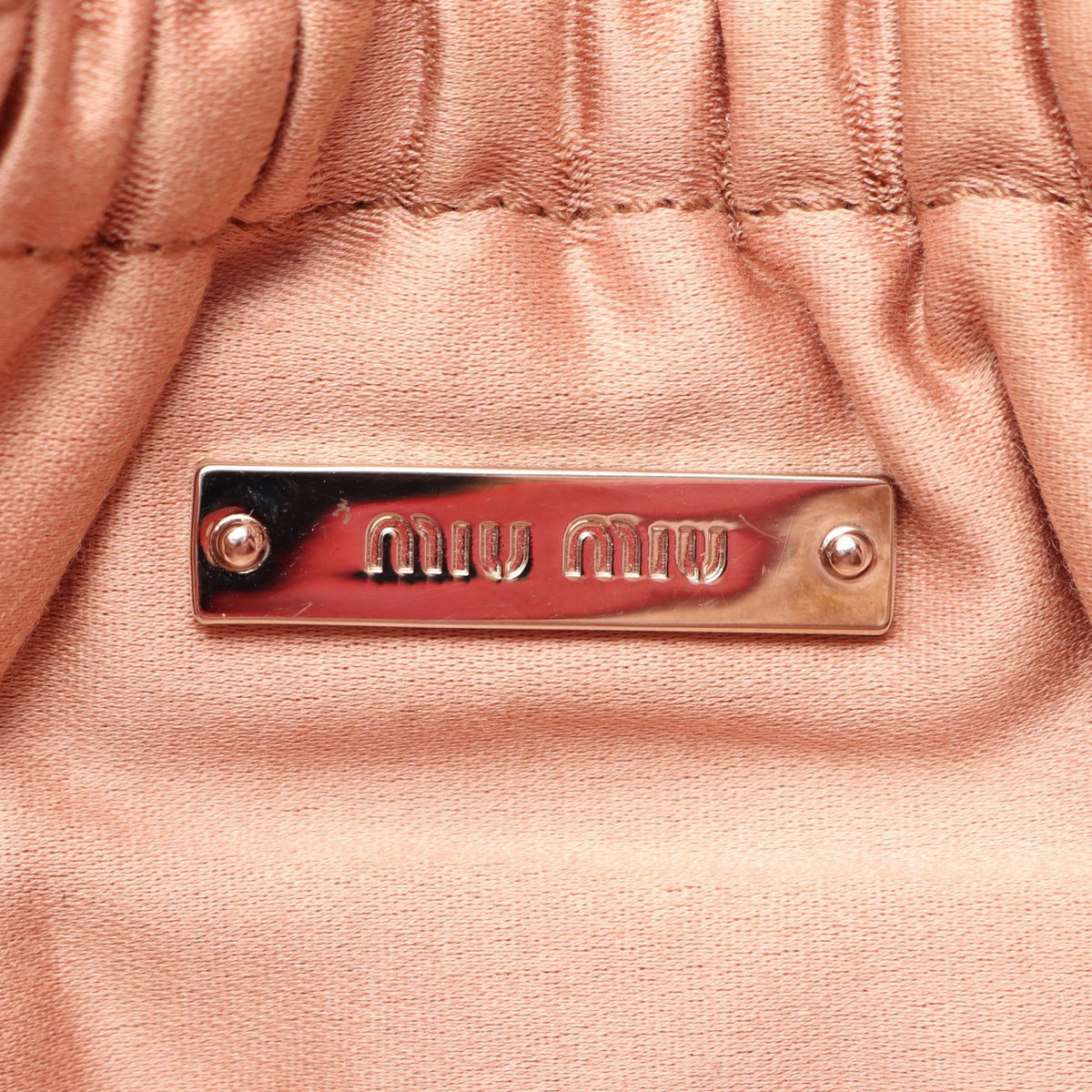 Miu Miu Red Matelasse Nappa Shoulder Bag