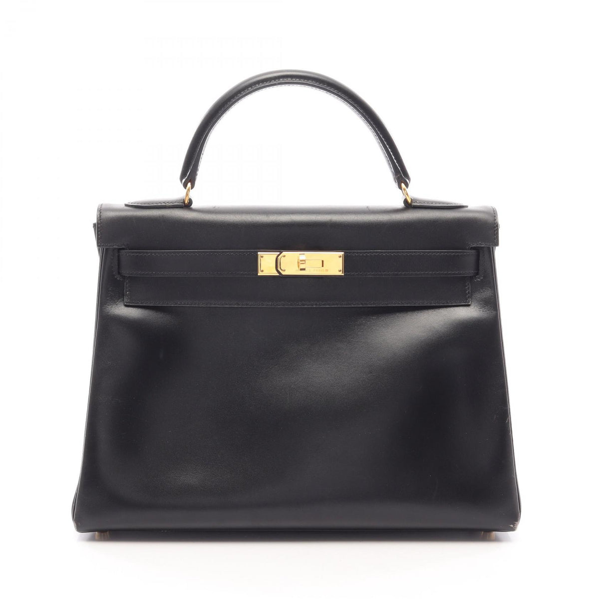 HERMES Kelly 32 Retourne Box Handle Bag