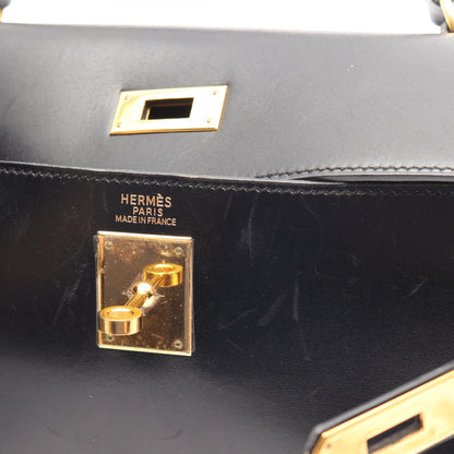 HERMES Kelly 32 Retourne Box Handle Bag