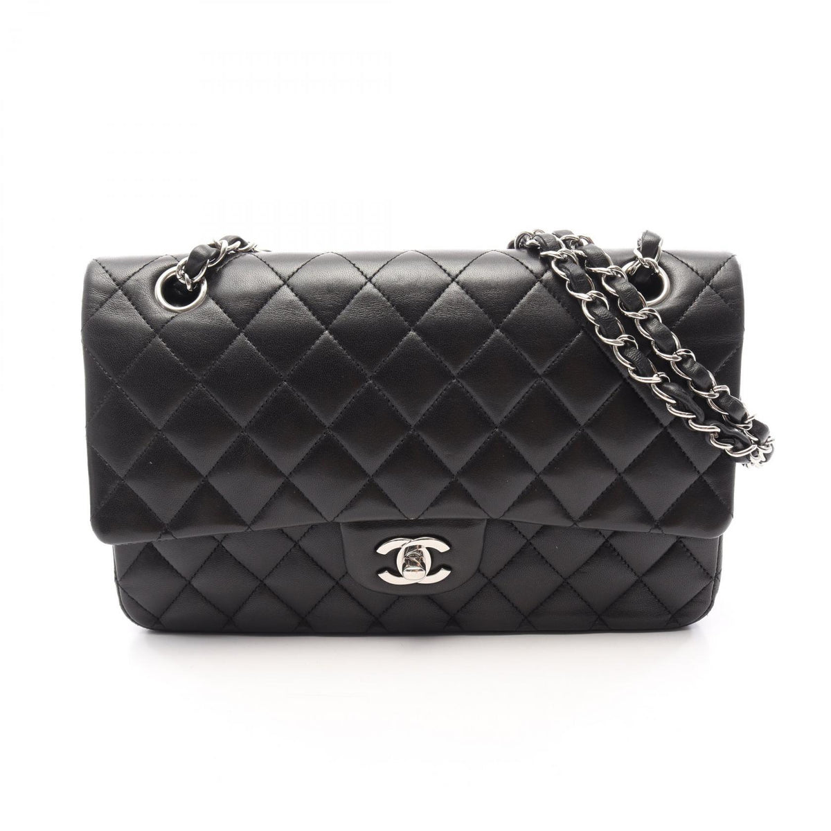CHANEL Matelasse Double Flap Shoulder Bag