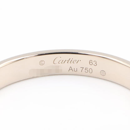 CARTIER Mini Love Ring K18 White Gold Size JP 22