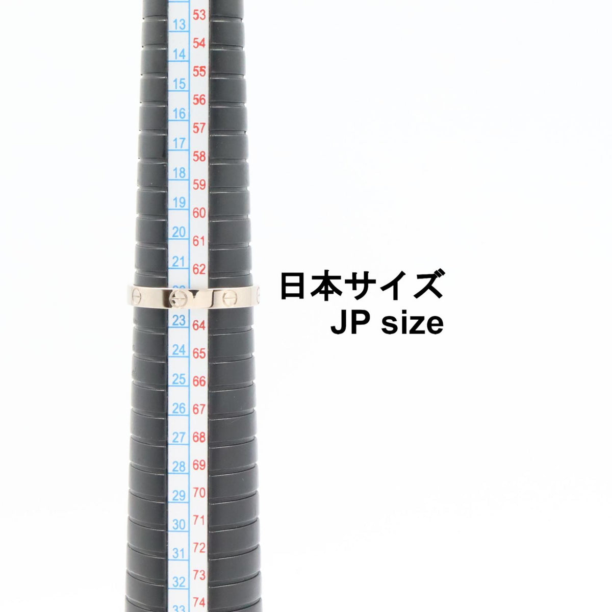 CARTIER Mini Love Ring K18 White Gold Size JP 22