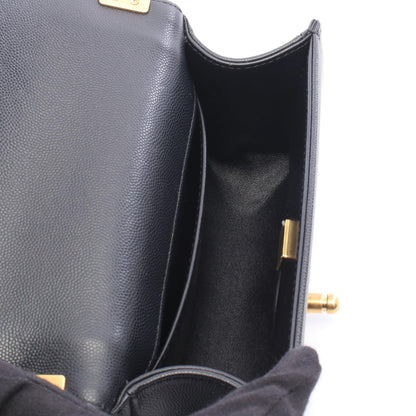 CHANEL Boy Chanel Small Caviar Bag Black