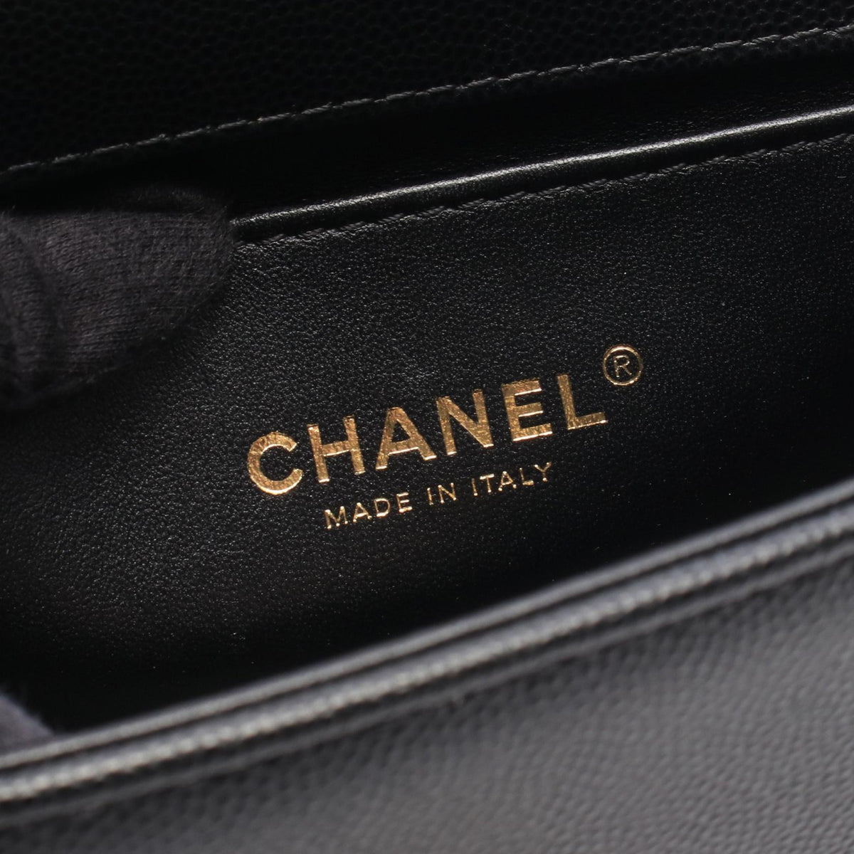 CHANEL Boy Chanel Small Caviar Bag Black