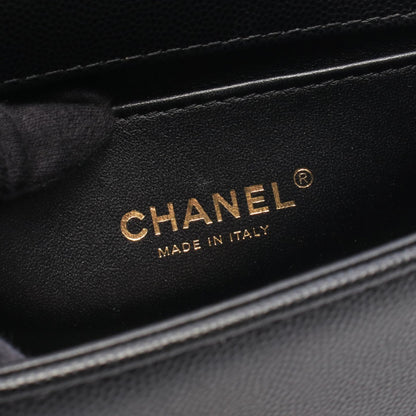 CHANEL Boy Chanel Small Caviar Bag Black