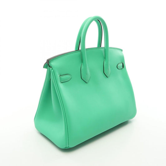 HERMES Birkin 25 Vert Comic Handle Bag